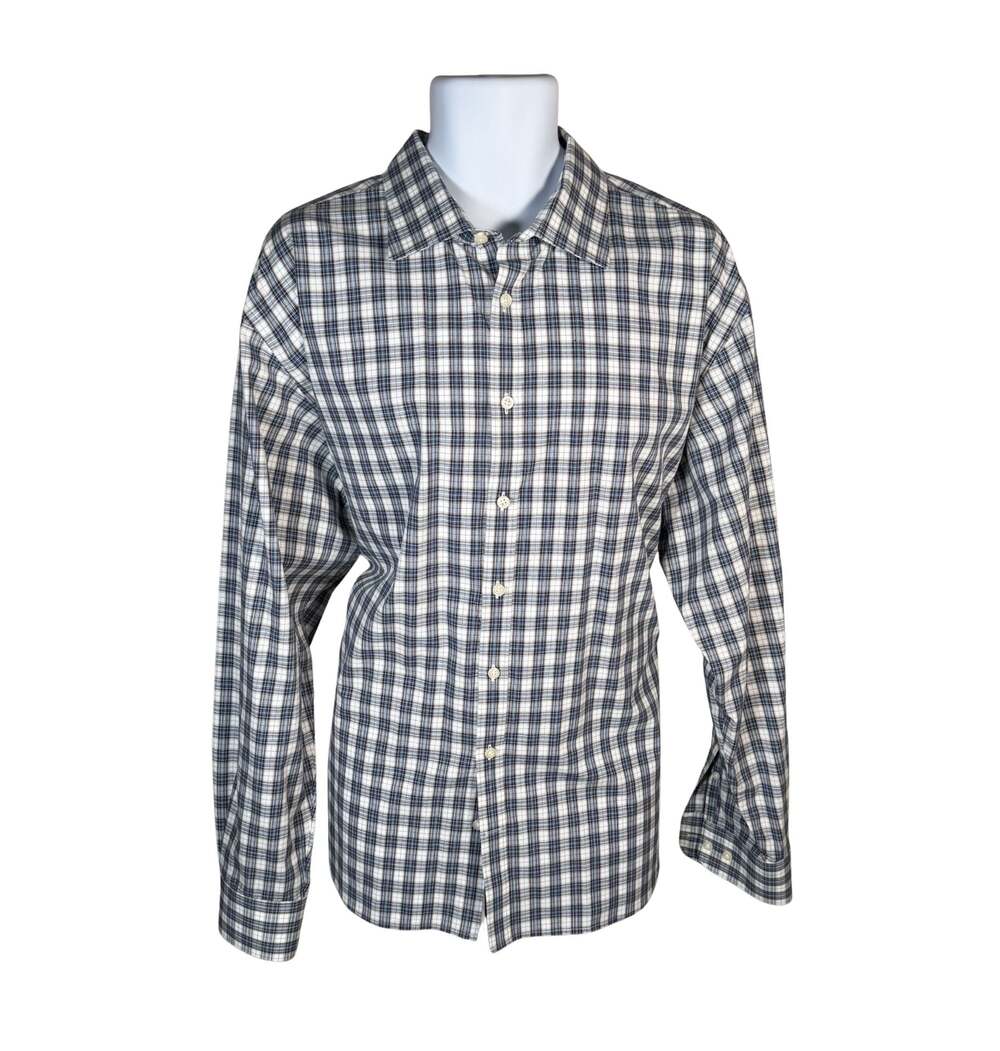 Jos. A. Bank Traditional Fit Long Sleeve Plaid Button-Down Shirt
